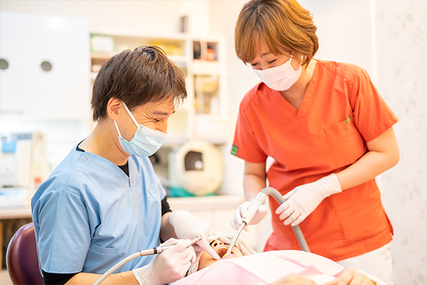 常に患者様のご様子をおうかがいします